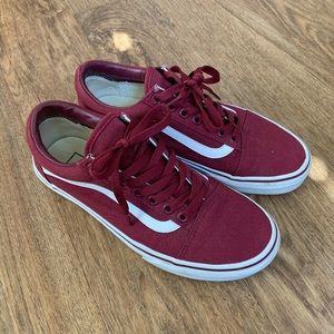 Maroon Vans